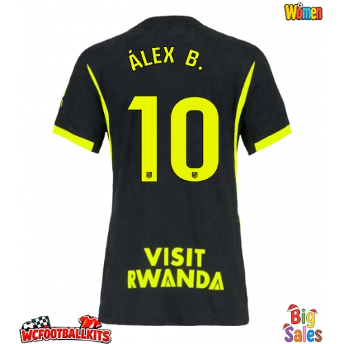 Atletico Madrid Alex Baena #10 Replica Away Stadium Shirt for Women 2026-27 Short Sleeve